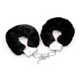 Ігровий набір BDSM Color Flirt з маскою та наручниками Чорний - мініатюра 3