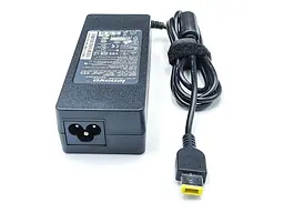 Зарядний пристрій для Lenovo 20V 4.5A 90W (USB+pin) HC. Роз'єм прямокутний жовтий - мініатюра 3
