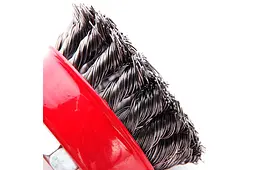 Корщітка APRO для болгарки УШМ дротяна щітка чашкова 75 мм x М14 830439 - мініатюра 2