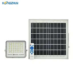 Вуличний LED ліхтар на сонячних батареях Yiwu 28.5х24.6х4.5 см прожектор світлодіодний вуличний 400 LED 300 Вт із сонячною панеллю HP-5-71 - мініатюра 2