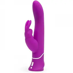 Вибратор Happy Rabbit Curve Rabbit Перезаряжаемый кролик, 25.4х3.8 см фиолетовый