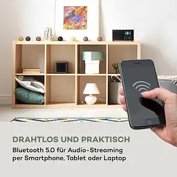Інтернет-радіо Auna Silver Star Mini Two DAB+/FM Bluetooth (10038347) - мініатюра 3