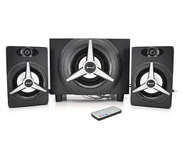 Компьютерные колонки 2.1 Kisonli TM-7000A, Bluetooth, AUX, FM, 15W+2x5W - мініатюра 1