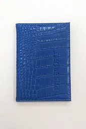 Обкладинка на паспорт-книжку "Змія/Крокодил" ZS-039 Color-it (6973795230492) Синій