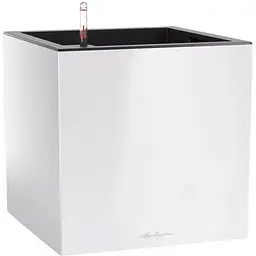 Вазон Lechuza Canto Premium 40 low білий блискучий (13750)