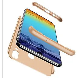 Чохол-накладка GKK 3 in 1 Hard PC Case Samsung Galaxy M20 Gold - мініатюра 2