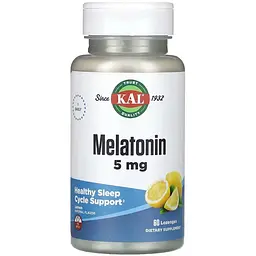 Мелатонін KAL Melatonin 5 мг 60 льодяників