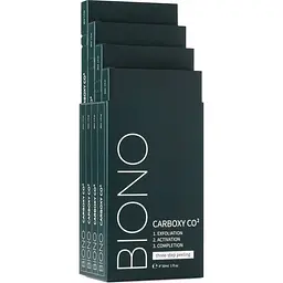 Набір для догляду за обличчям Biono Carboxy CO² Трьохетапна процедура 120 мл (4 шт. x 30 мл) (BN_CRB_4)
