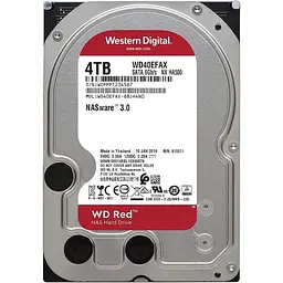 Жорсткий диск Western Digital Red 3.5" 4TB 5400rpm 256MB SATAIII (WD40EFAX)