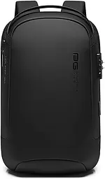 Рюкзак міський Bange BG-7225 20л ранець з відсіком для ноутбука до 15.6'' USB-роз'єм та замком Black (19375) - мініатюра 2