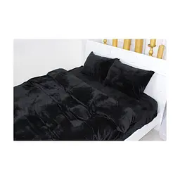 Постільна білизна MirSon Велюр Winter Frost 28-0007 Black Velvet Полуторний (2200004000343) - мініатюра 2