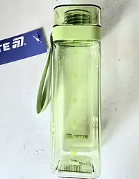 Пляшка для води "Kite" /K24-1209-2/ зелена, квадратна 550 мл (1/48)