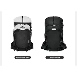 Рюкзак туристичний Naturehike Helium CNK2450XB016 (40 л) Чорний M - мініатюра 2