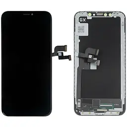 Дисплей iPhone XS чорний, OLED, OEM Hard, GX NEW