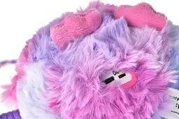 Інтерактивна розумна іграшка сумочка зі Штучним Інтелектом плюшевий АІ смарт брелок з LED-очима та голосом Рожева - мініатюра 5