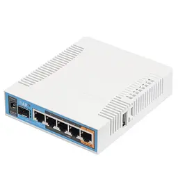 Бездротовий маршрутизатор (роутер) Mikrotik hAP ac (RB962UiGS-5HacT2HnT) [47094] - мініатюра 1