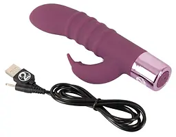 Вібратор You2Toys-кролик Elegant Series Rabbit Vibe 16 см фіолетовий - мініатюра 10