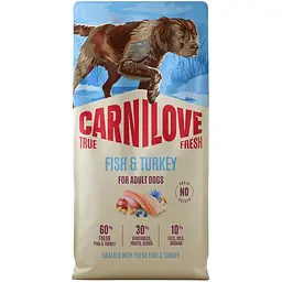 Сухий корм для собак Carnilove True Fresh Fish & Turkey риба та індичка 12 кг