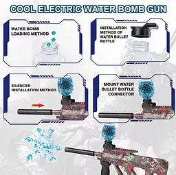 Бластер автоматичний OldBro AUG Gel Ball з гель кульками орбіз 10500 шт. - мініатюра 8