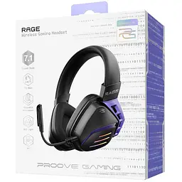 Ігрова гарнітура Proove Gaming Rage (APP) black/purple (WHRG00020001) - мініатюра 2