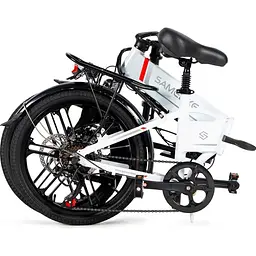 Електровелосипед Samebike 20LVXD30-II White [123388] - мініатюра 5
