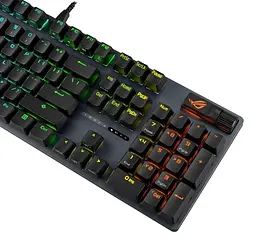 Клавіатура ASUS ROG Strix Scope II X 104key USB-A EN/UK RGB Black (90MP03XG-BKMA00) - мініатюра 6