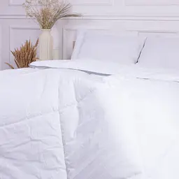 Ковдра вовняна MirSon Gold Silk №055 зимова 110x140 см біла - мініатюра 10