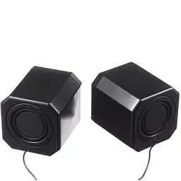 Комп'ютерні USB стерео колонки акустика 2.0 для ноутбука 2x5Вт UKC A8 чорний - мініатюра 3