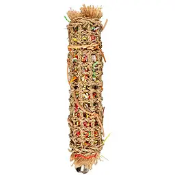 Flamingo Papyr Parakeet Toy Tube фламинго тубус іграшка з дзвіночком для папуг 0.32кг 11х9х45 см