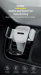 Автомобільний утримувач холдер Baseus Easy Control Clamp Car Mount Holder A Set - мініатюра 9