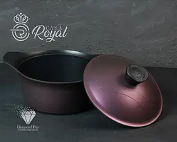 Каструля Casa Royal D-UKR 20400 Gusto 24см 4.5л Brown - мініатюра 2
