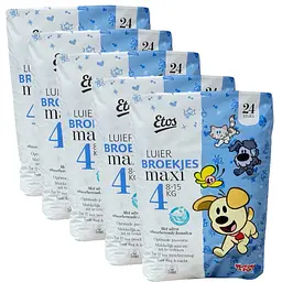 Підгузки-трусики Etos 4 Maxi (8-15 кг), 120 шт