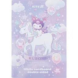 Картон белый Kite Kuromi А4 10 листов (HK24-254-2)