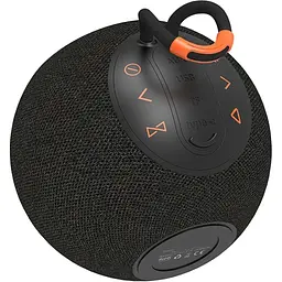 Портативна колонка XPRO H52 10Вт USB AUX FM Bluetooth чорна (H52) - мініатюра 5