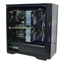 Двопроцесорна робоча станція Power Up #190 Xeon E5 2699 v3 x2/128 GB/HDD 2 TB/SSD 256GB/NVIDIA Quadro M2000 4 Gb - мініатюра 2