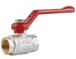 Кран кульовий Icma 1/2" прямий №350 (87350AD11) - мініатюра 1