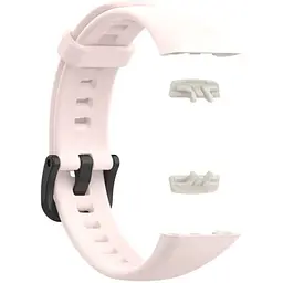 Ремінець DK Silicone Sport Band Classic для Honor Band 6 / 7 (011342) (pink) - мініатюра 2