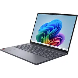 Ноутбук Lenovo IdeaPad Slim 3 15Q8X10 (15.3 WUXGA IPS 60 Hz, Qualcomm Snapdragon X, 16 GB, 256 SSD, Qualcomm Adreno GPU, W11H) (83N30000US) - мініатюра 3