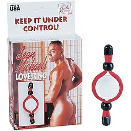 Ерекційне кільце CalExotics Sean Michaels Love Ring червоний
