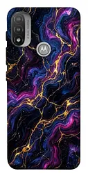 TPU чохол Demsky Purple space marble для Motorola Moto E20
