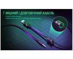 Ігрові навушники з мікрофоном Fifine H-9B USB 7.1 Black - мініатюра 10