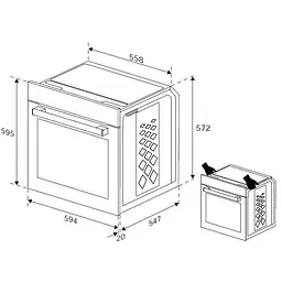 Духовка електрична Beko BBIE123002XD - мініатюра 9