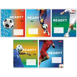 Зошит 1 Вересня А5 48 аркушів, у клітинку, 1В Are you ready для записів (767355)
