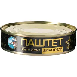Паштет шпротний Baltijas №2 ж/б 160 г
