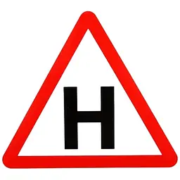 Наклейка наліпка знак Навчальний 15x14см