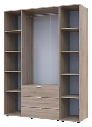 Комплект Doros Гелар з Етажеркою Дуб Сонома 3 ДСП 154.4х49.5х203.4 (42005042) - мініатюра 5