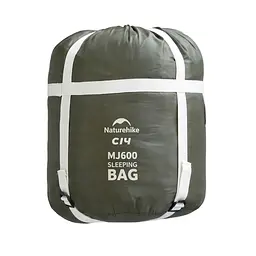 Спальник з капюшоном Naturehike CNK2300SD014 MJ600 Січ, зелений - мініатюра 4
