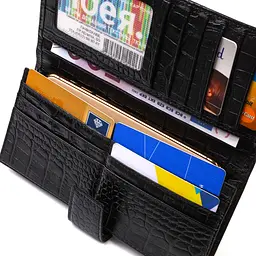 Чоловічий шкіряний гаманець Canpellini 9х18,7х1 см acs0025599 - мініатюра 5