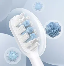 Насадки для зубної щітки MiJia Electric Toothbrush Regular T300 T500 DDYST01SKS NUN4001CN White 3шт. - мініатюра 4