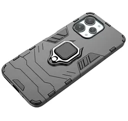 Чохол бампер Primolux Ring Armor для Xiaomi Redmi 12 / Redmi Note 12R / Poco M6 Pro 5G Black - мініатюра 5